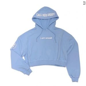 Call her Daddy cropped Sweatshirt